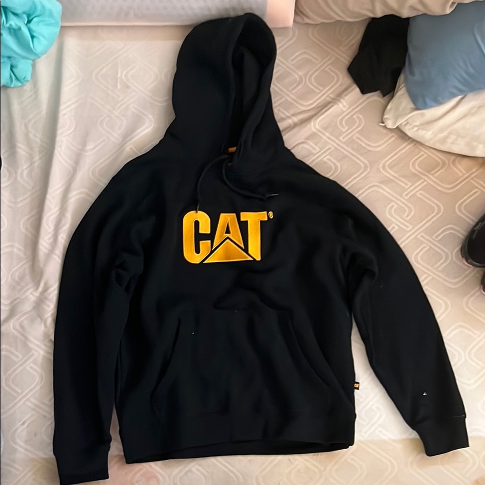 Caterpillar Black Hoodie Sweatshirt
Men’s Large